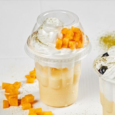 Zimny ​​napój pojemnik plastikowy jogurt lody kubek ekspres do kawy dostawca