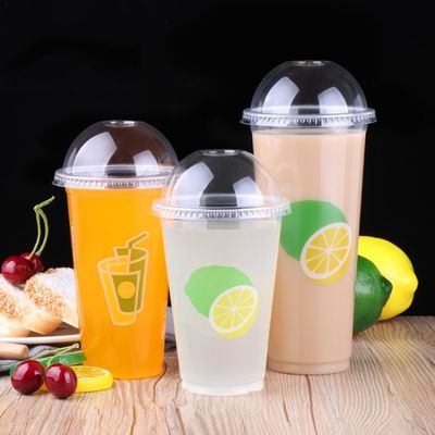 Zimny ​​napój pojemnik plastikowy jogurt lody kubek ekspres do kawy dostawca