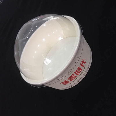 Przezroczysty mały spożywczy PP plastikowa okrągła kopuła pokrywka tworząca formującą maszynę do gorącej miski na lunch dostawca