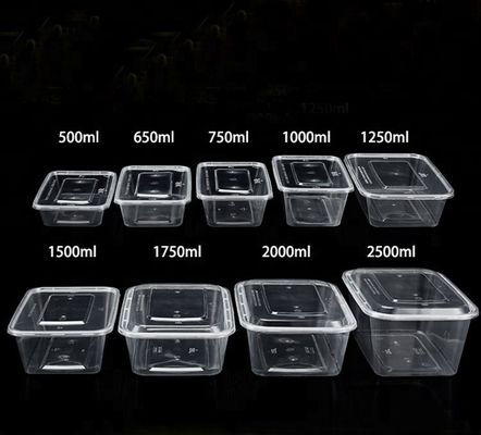 Prostokątna przezroczysta plastikowa maszyna do formowania pokrywek do pojemnika na żywność dostawca